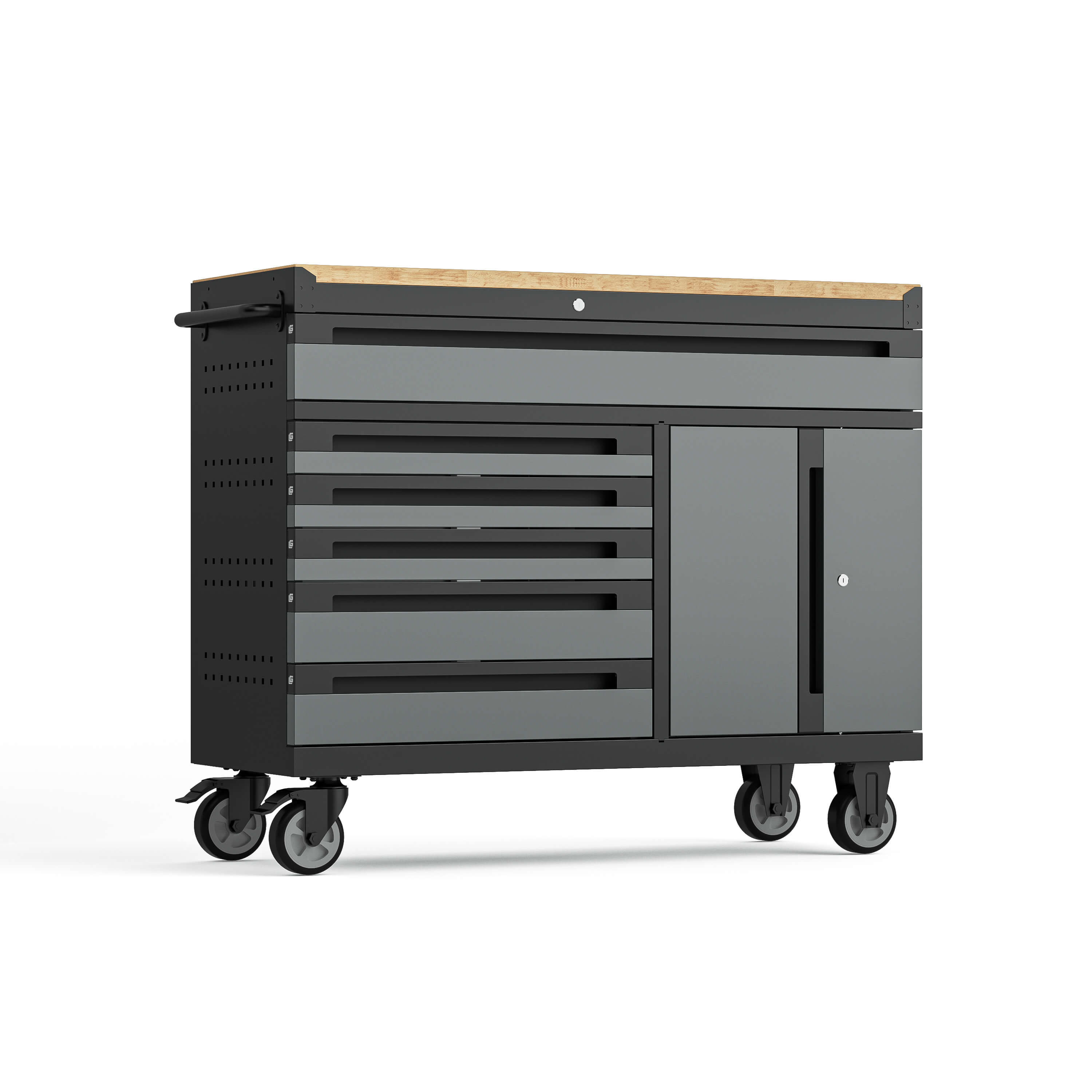 48 inch 6-Drawer Tool Cart Garagebasesystems
