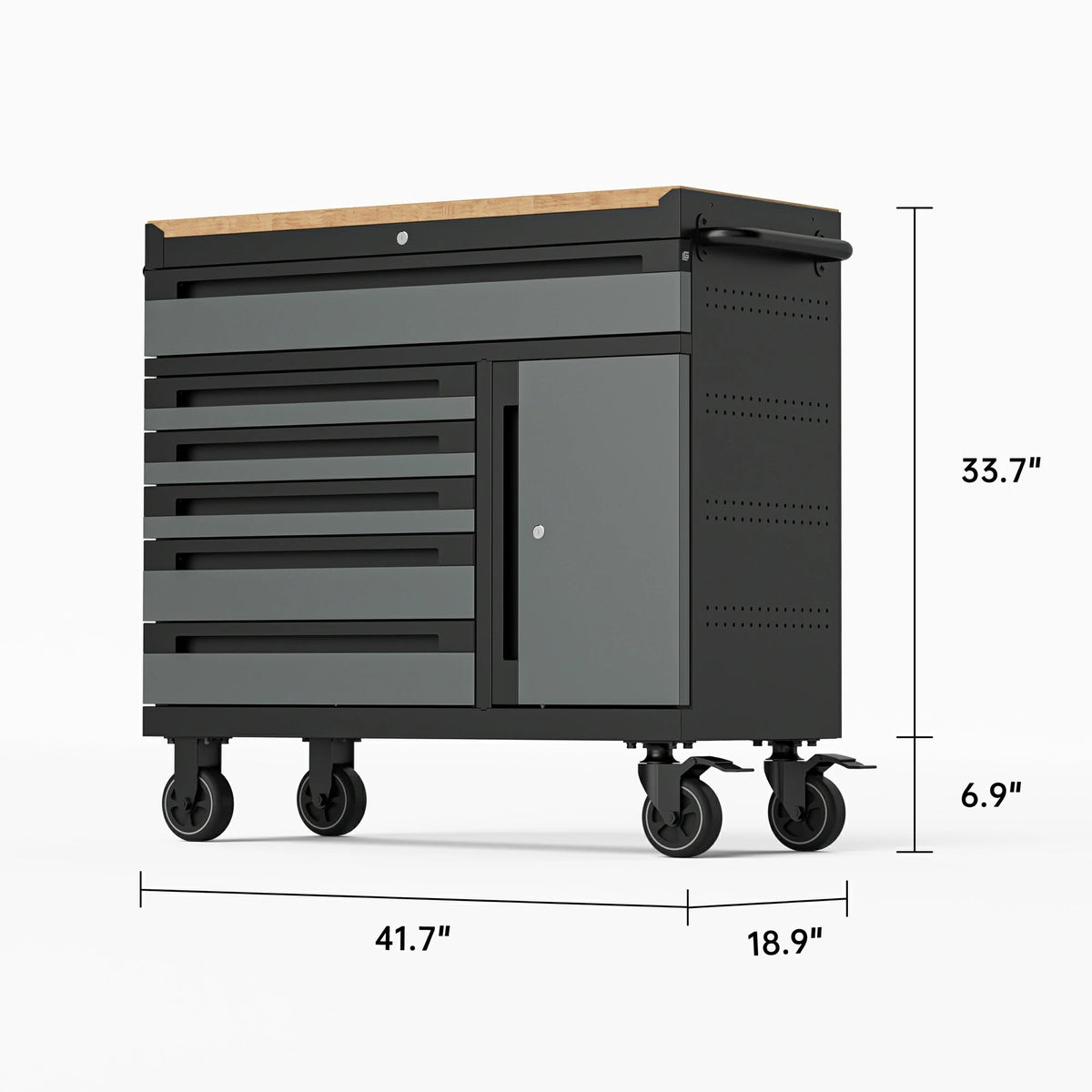 41.7 inch 6-Drawer Tool Cart Gararich