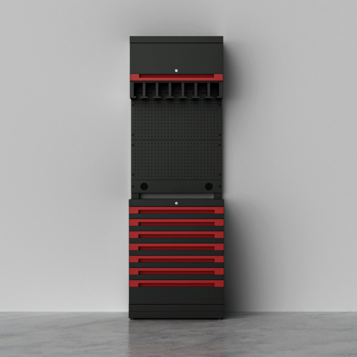 Gararich Tool Cabinet with Standard Top Cabinet & Base Cabinet Options Gararich