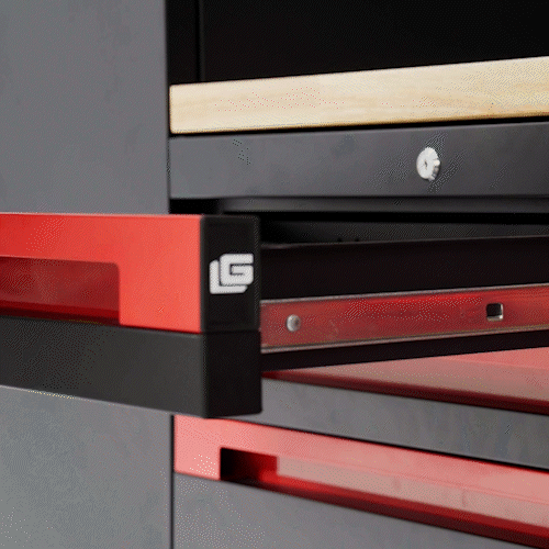 Fully-Welded 22PC Garage Modular Cabinets 19-21 Gauge Steel