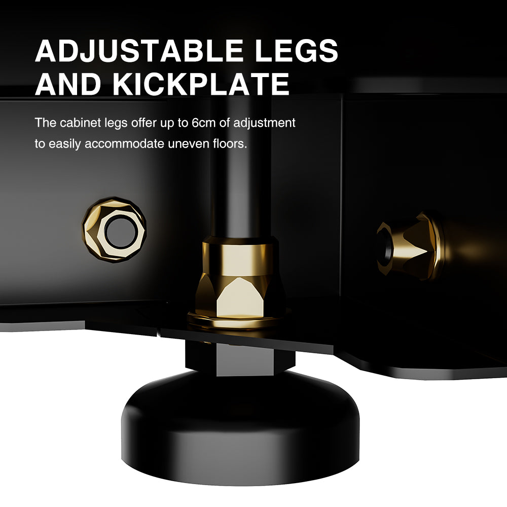 Fully-Welded 22PC Garage Modular Cabinets 19-21 Gauge Steel