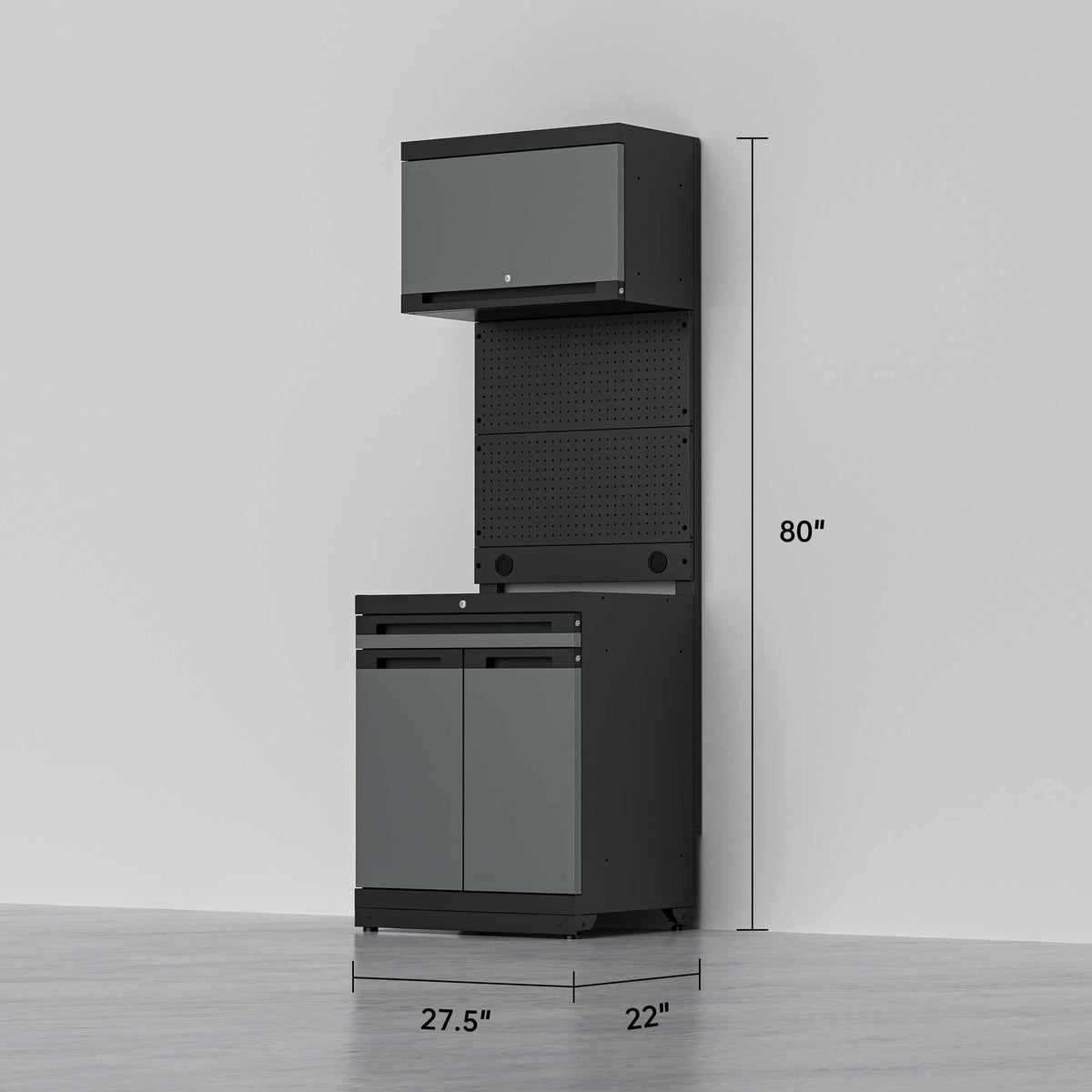Gararich Tool Cabinet with Standard Top Cabinet & Base Cabinet Options Gararich