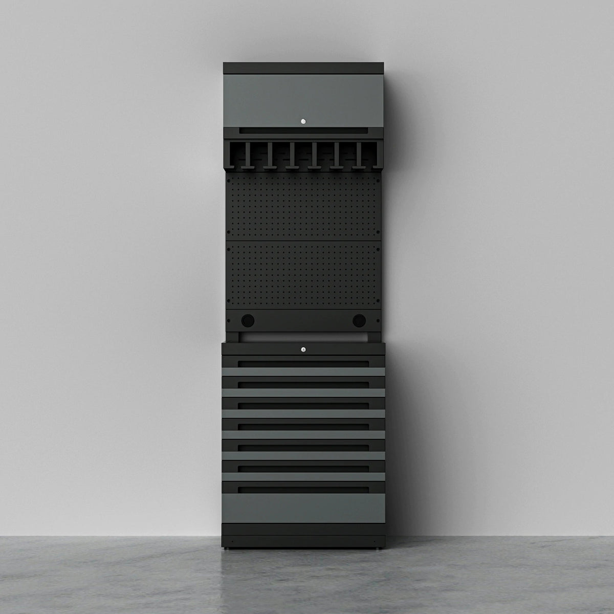 Gararich Tool Cabinet with Standard Top Cabinet & Base Cabinet Options Gararich