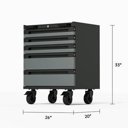Gararich 5-Drawer Rolling Tool Cart Gararich