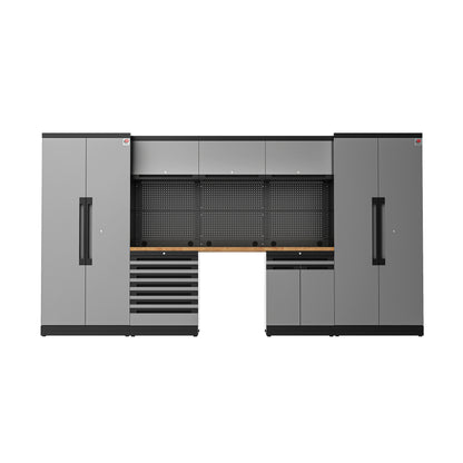 Fully-Welded 21PC Garage Modular Cabinets 19-21 Gauge Steel