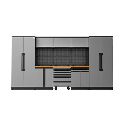 Fully-Welded 22PC Garage Modular Cabinets 19-21 Gauge Steel