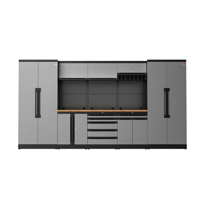 Fully-Welded 24PC Garage Modular Cabinets 19-21 Gauge Steel