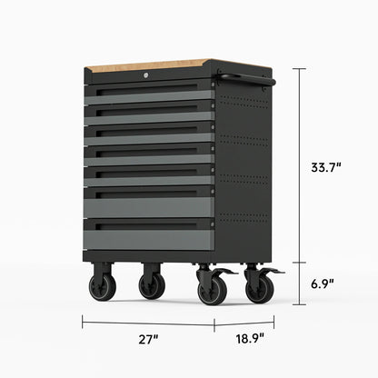 27 inch 7-Drawer Tool Cart Gararich