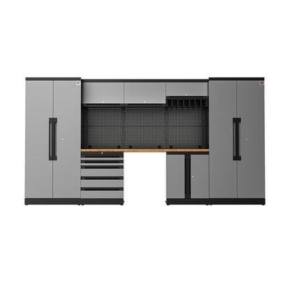 Fully-Welded 21PC Garage Modular Cabinets 19-21 Gauge Steel