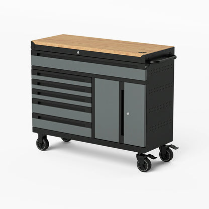 48 inch 6-Drawer Tool Cart Garagebasesystems