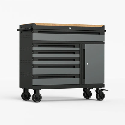 48 inch 6-Drawer Tool Cart Garagebasesystems