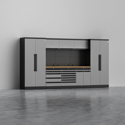 MAGNUS 3 — 24-Piece Garage Cabinets, Max Drawer Storage | GarageBaseSystems Garagebasesystems
