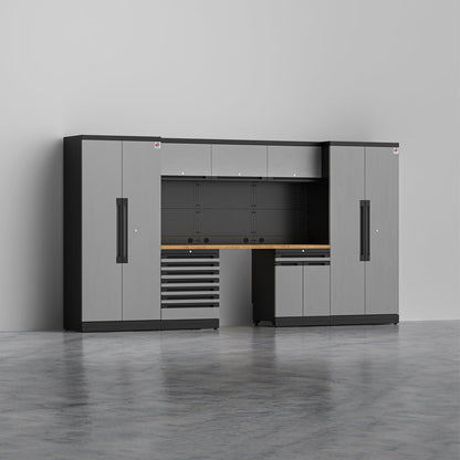 ATLAS 1 — 21-Piece Garage Cabinet System, 7-Drawer | GarageBaseSystems Garagebasesystems