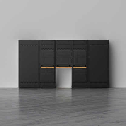 ATLAS 1 — 21-Piece Garage Cabinet System, 7-Drawer | GarageBaseSystems Garagebasesystems