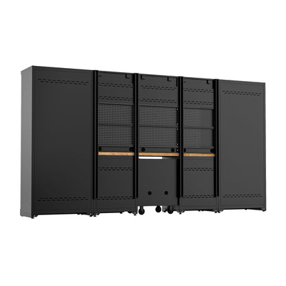 Fully-Welded 22PC Garage Modular Cabinets 19-21 Gauge Steel