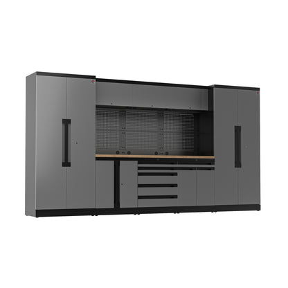 Fully-Welded 24PC Garage Modular Cabinets 19-21 Gauge Steel