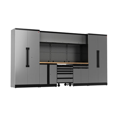 Fully-Welded 22PC Garage Modular Cabinets 19-21 Gauge Steel