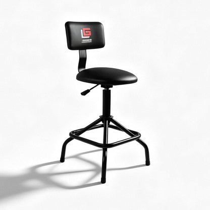 Adjustable Height Swivel Garage Stool Garagebasesystems