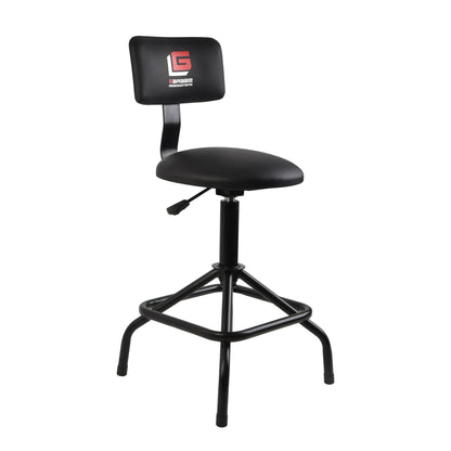 Adjustable Height Swivel Garage Stool