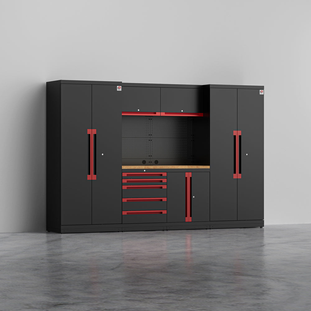 KRONOS 1 — 17-Piece Modular Garage Cabinet System | GarageBaseSystems Garagebasesystems