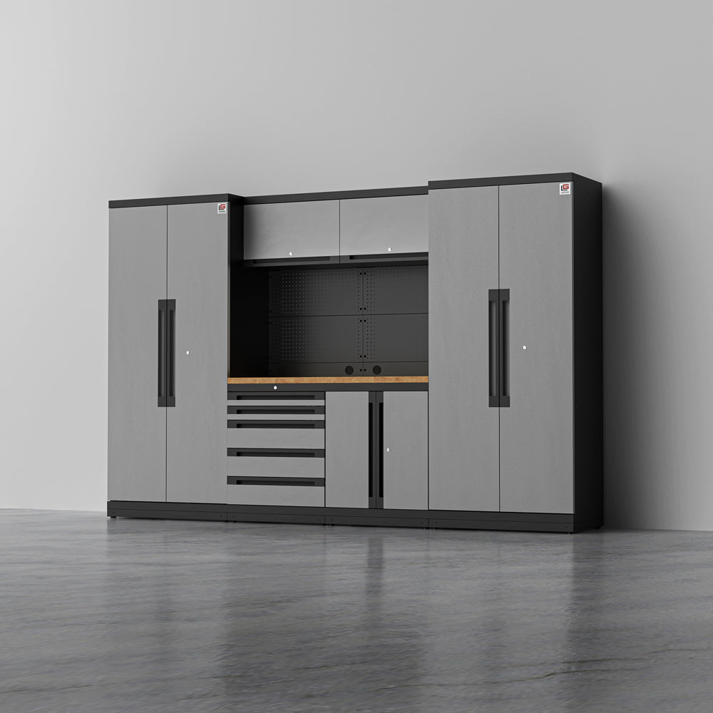 KRONOS 1 — 17-Piece Modular Garage Cabinet System | GarageBaseSystems Garagebasesystems