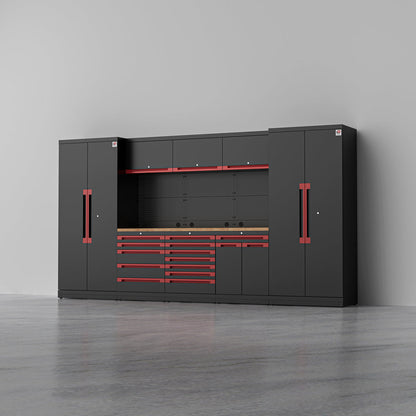 MAGNUS 3 — 24-Piece Garage Cabinets, Max Drawer Storage | GarageBaseSystems Garagebasesystems