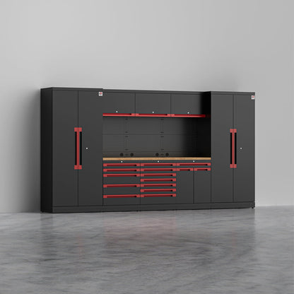 MAGNUS 3 — 24-Piece Garage Cabinets, Max Drawer Storage | GarageBaseSystems Garagebasesystems
