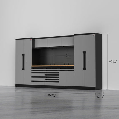 MAGNUS 3 — 24-Piece Garage Cabinets, Max Drawer Storage | GarageBaseSystems Garagebasesystems