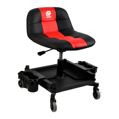 Adjustable Height Pneumatic Rolling Garage Stool