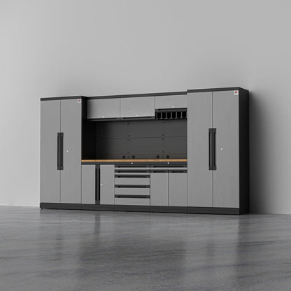 MAGNUS 2 — 24-Piece Heavy Duty Steel Garage Cabinets + Tool Rack | GarageBaseSystems Garagebasesystems