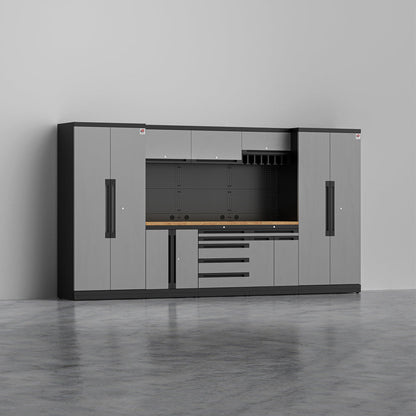 MAGNUS 2 — 24-Piece Heavy Duty Steel Garage Cabinets + Tool Rack | GarageBaseSystems Garagebasesystems