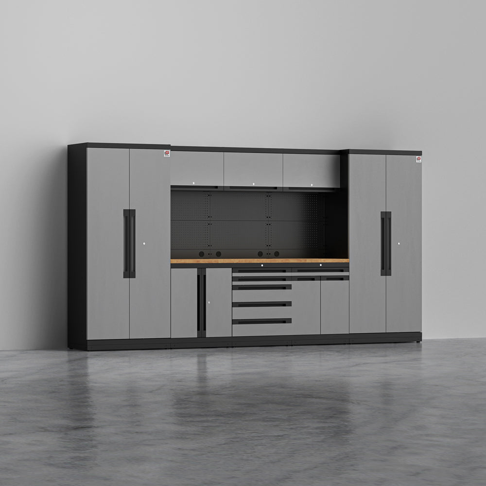 MAGNUS 1 — 24-Piece Commercial Grade Garage Cabinet System | GarageBaseSystems