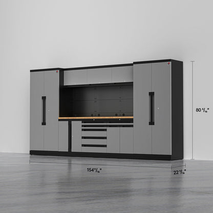 MAGNUS 1 — 24-Piece Commercial Grade Garage Cabinet System | GarageBaseSystems Garagebasesystems