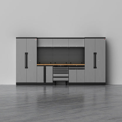 TITAN 1 — 22-Piece Complete Garage Storage System with Tool Cart | GarageBaseSystems Garagebasesystems