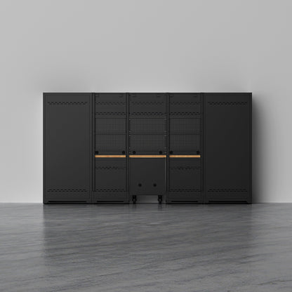 TITAN 2 — 22-Piece Garage Cabinet Set, 7-Drawer + Cart | GarageBaseSystems Garagebasesystems